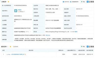 字节出资15亿元在芜湖成立科技公司